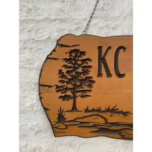 Unbranded | Accents | Western Decor Burned Wood Kc Ranch Horses Sign ...